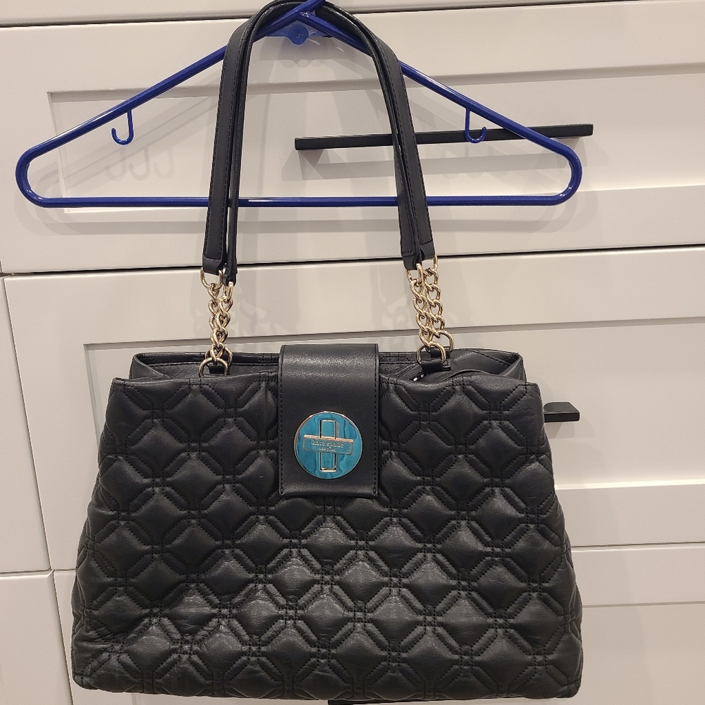 kate spade shoulder bag diamond patterned